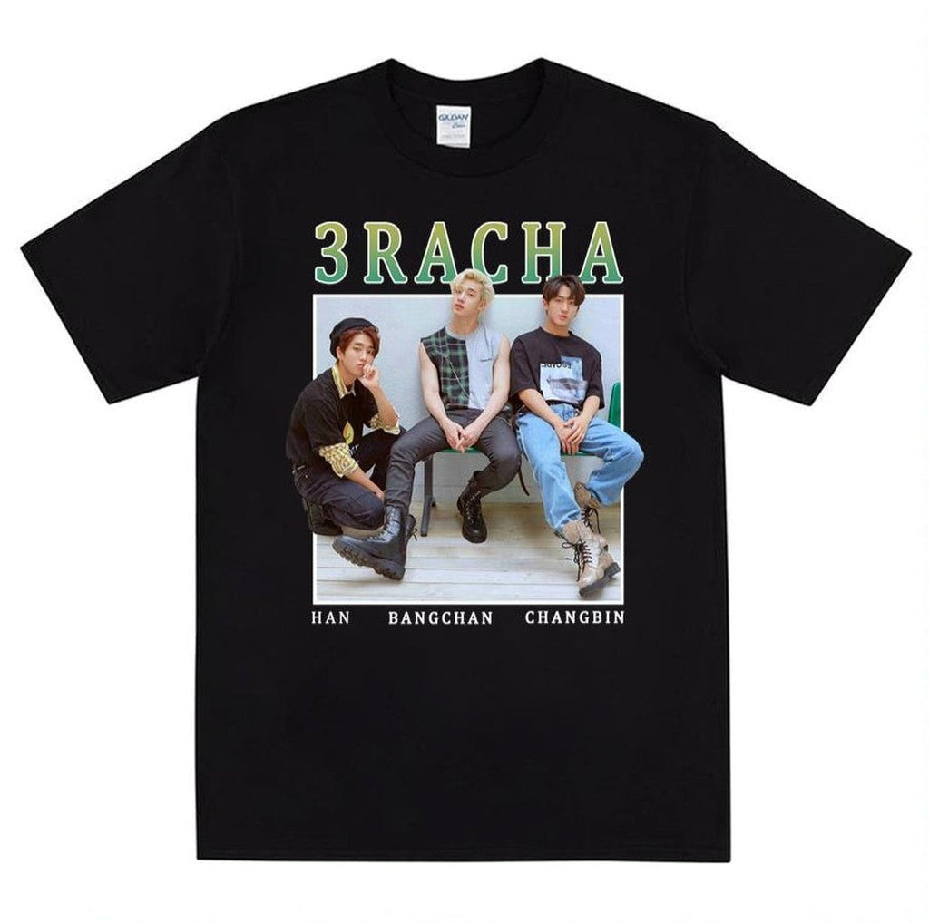 3racha Stray Kids Vintage Retro Band Style 90s Unisex T-Shirt