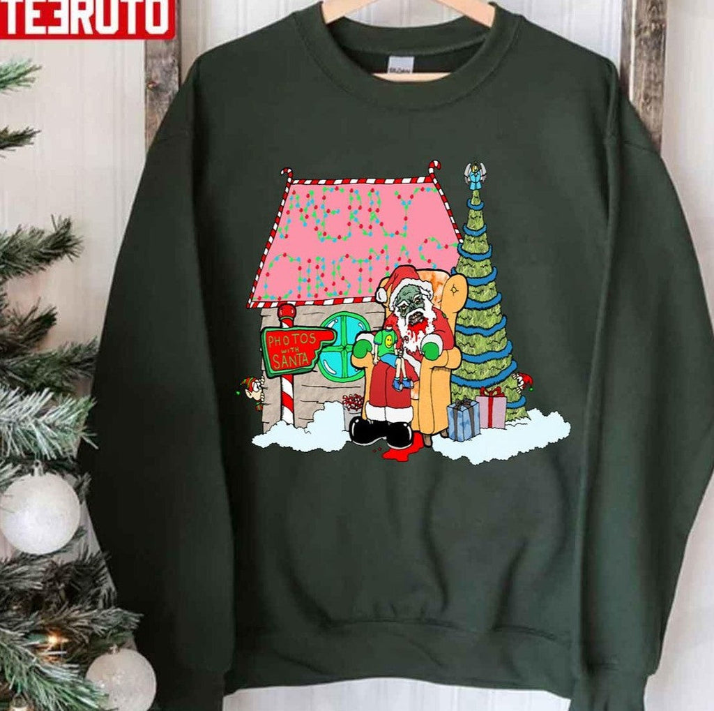 Santa At The Mall Christmas Unisex Sweatshirt