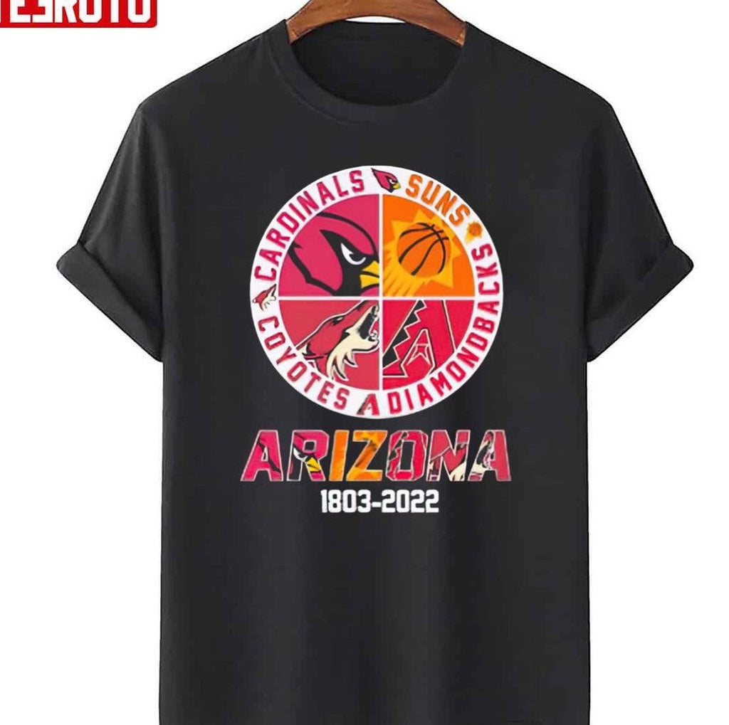 Arizona 18032022 Cardinals Phoenix Suns Diamondbacks Coyotes Unisex T-Shirt
