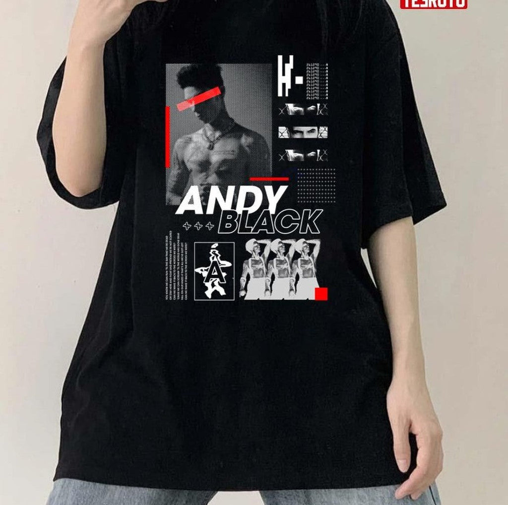 Andy Black Unisex T-Shirt