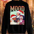 Retro Vtg Mood Drinking Christmas Humor Parody Music Unisex Sweatshirt