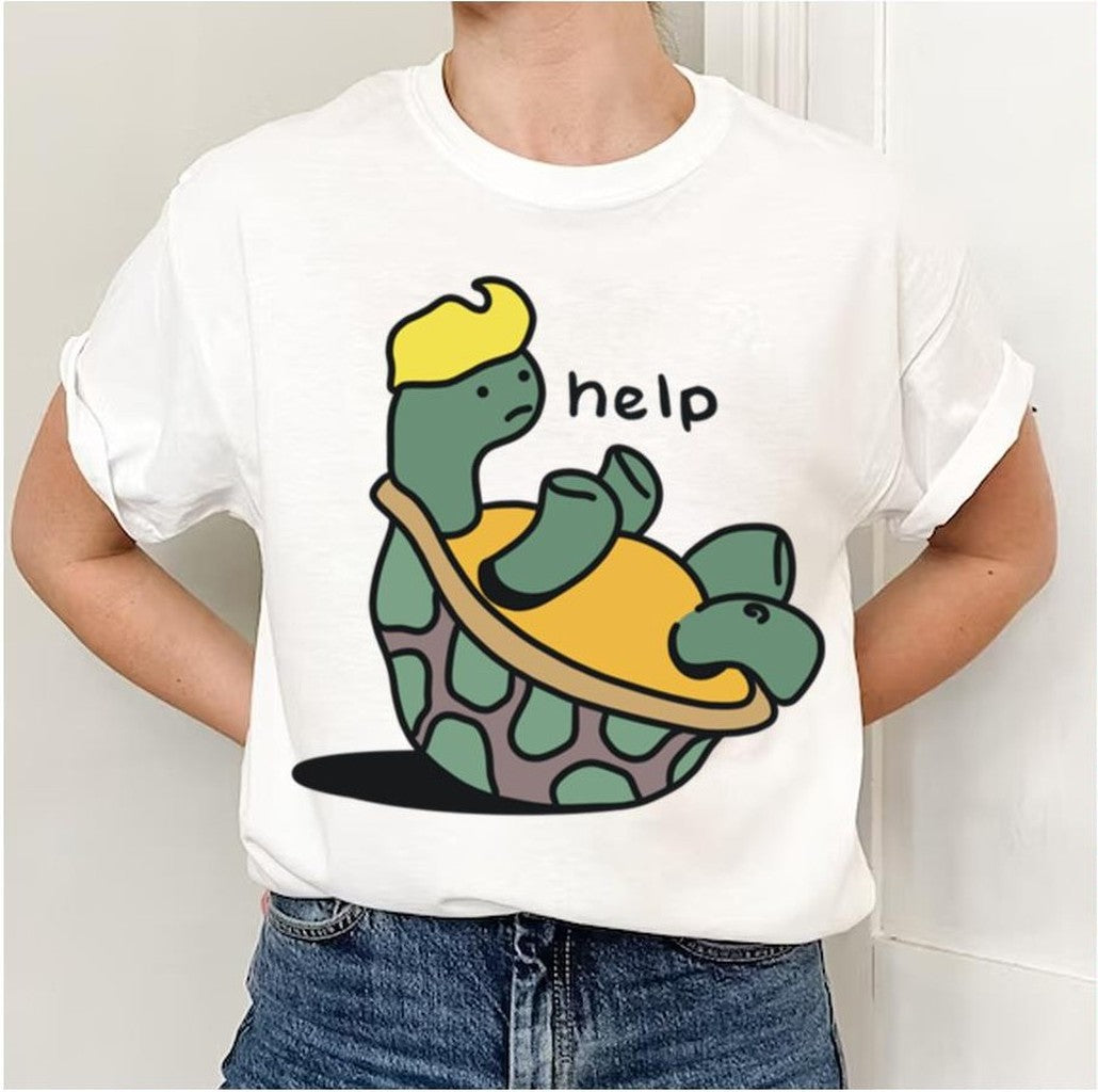 Obese Turtle Donald Trump Send Help Unisex T-Shirt