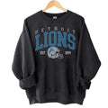 Retro Detroit Football Sweatshirt, Vintage Detroit Football Crewneck, Lions Football Shirt, Detroit Football Hoodie Fan Gifts, football mens shirt, De
