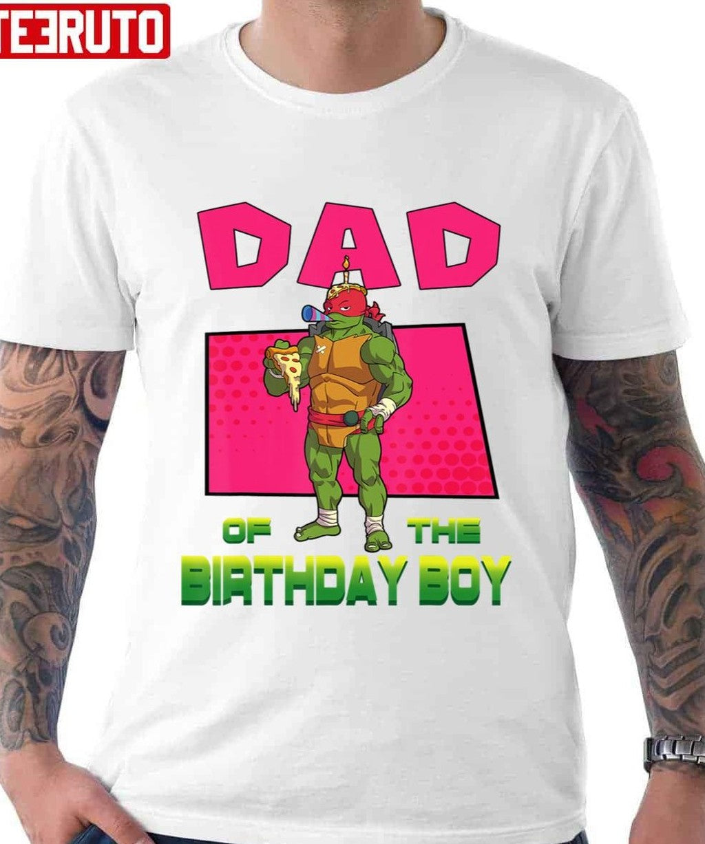 Ninja Turtles Raphael Daddy Of The Birthday Boy Unisex Hoodie