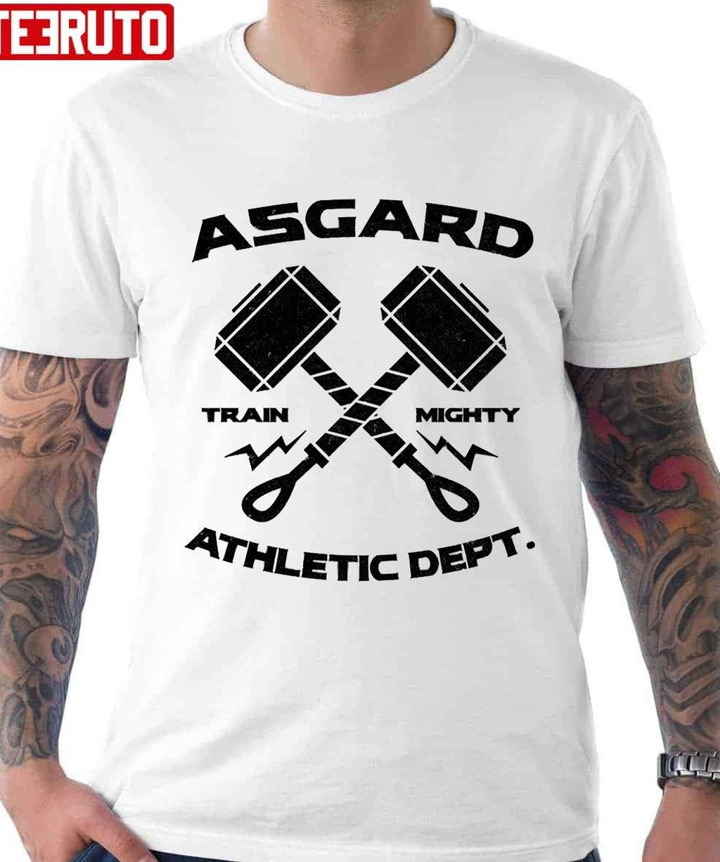 Asgard Athletic Dept Train Mighty Hammer Unisex Sweatshirt