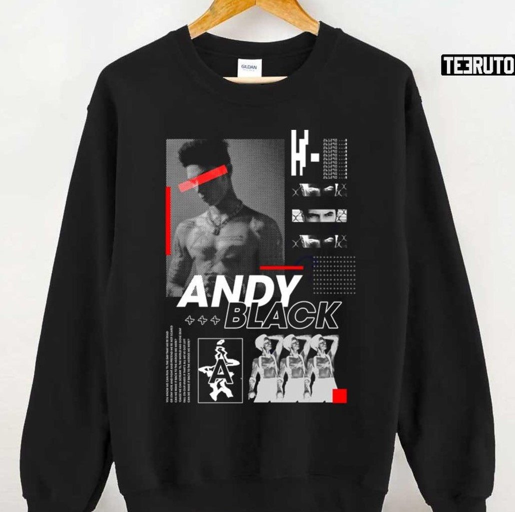 Andy Black Unisex T-Shirt