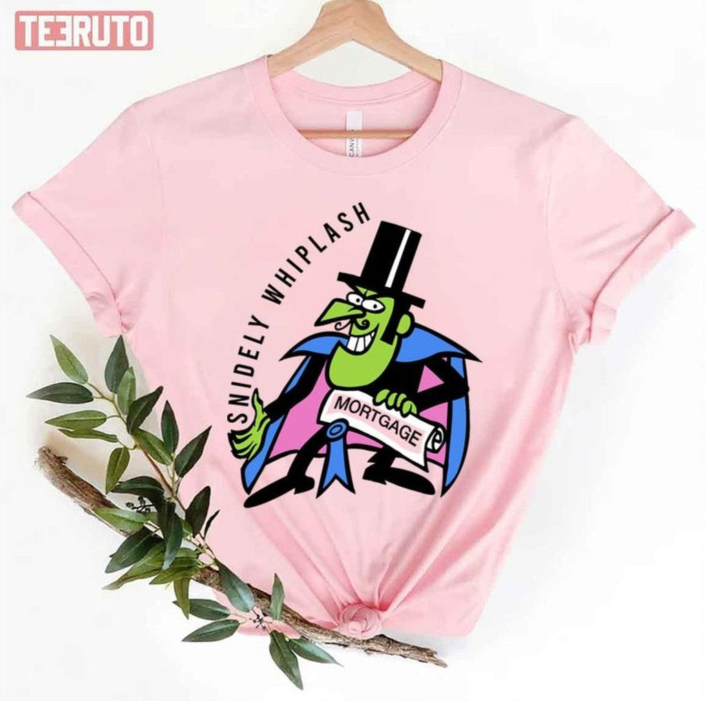 60s Snidely Whiplash Mortgage Rocky Bullwinkle Cartoon Unisex T-Shirt