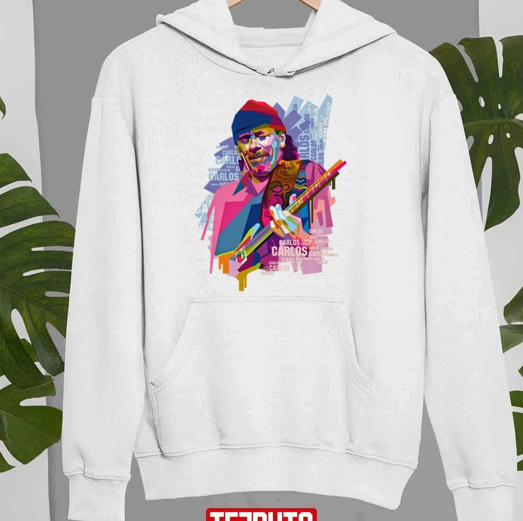 Santana Face Digital Design Unisex Sweatshirt