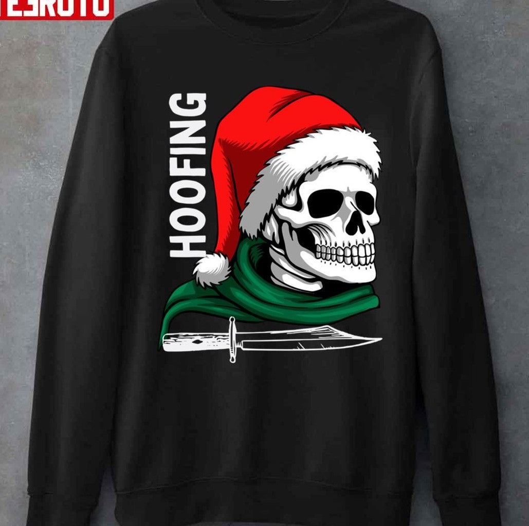 Scary Hoofing Christmas Unisex T-shirt