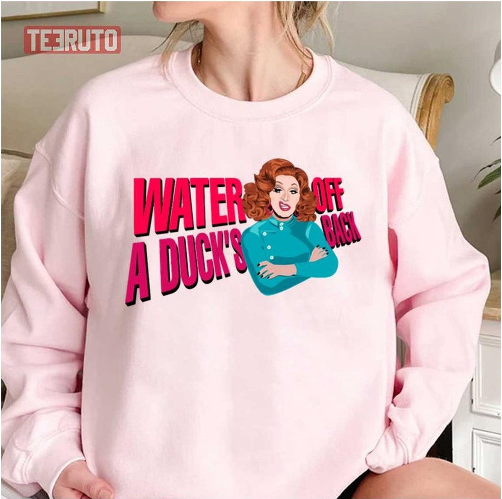 Animated Art Jinkx Monsoon Water Off A Duck's Back Unisex Sweatshirt