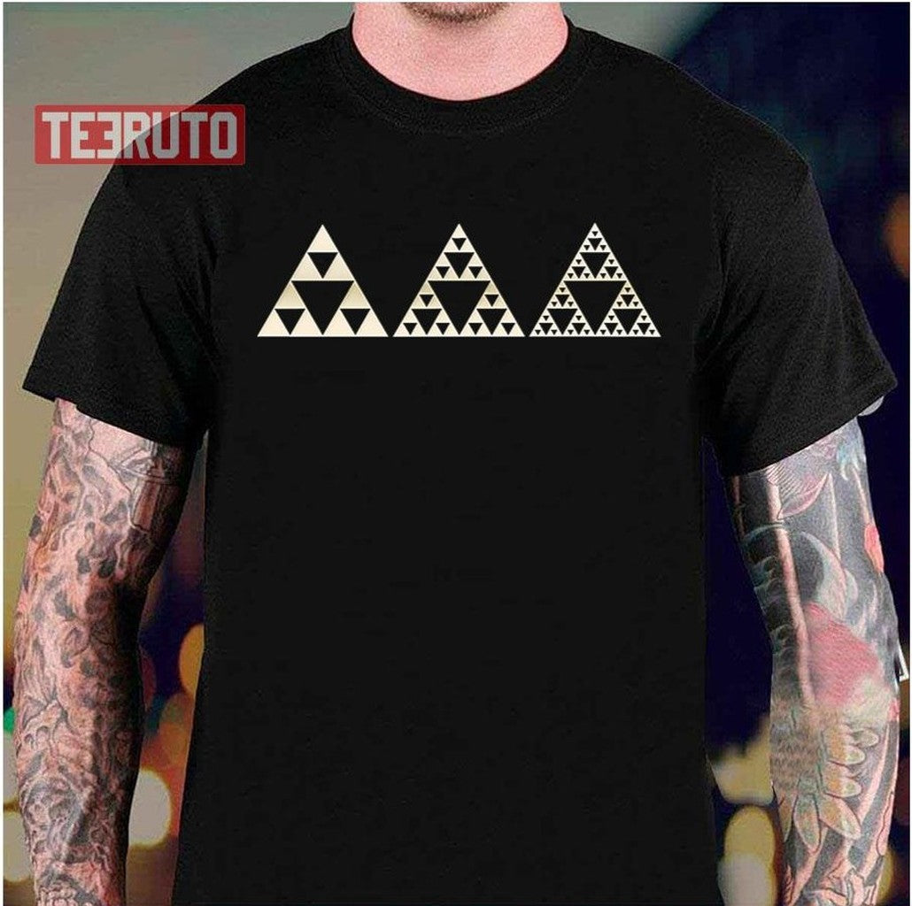 Sierpinski Triangle Mathématiques Fractale Unisex Hoodie