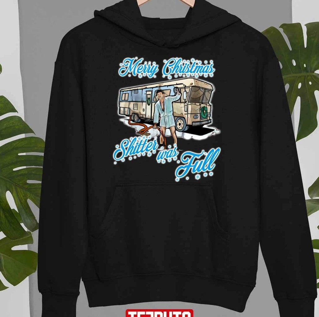 Shitter Was Full Clark Griswold Merry Christmas Unisex Sweatshirt