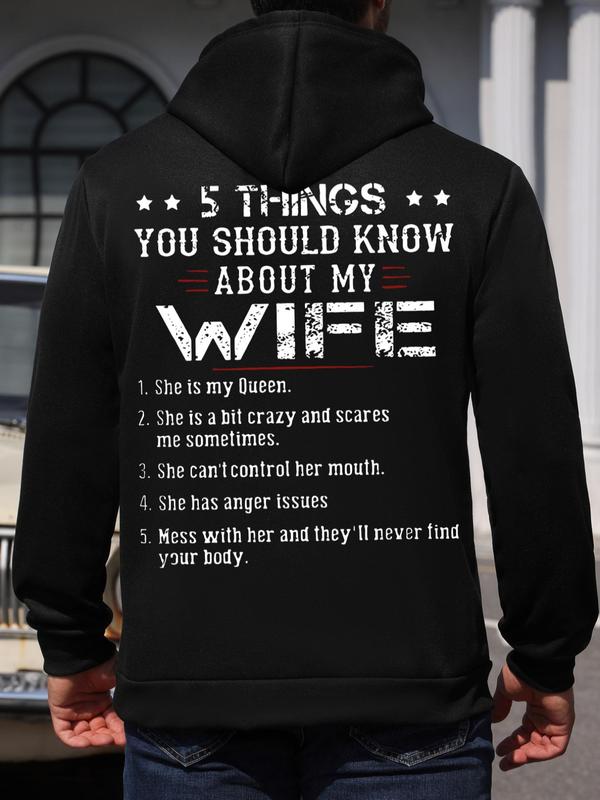Letter Print Men's Essentials Hoodie with Drawstring Pockets, Casual Long Sleeve Sweatshirt, Drippy Outfit, Boyfriend Gift Graphic HoodiesÂ 
