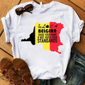 Belgium Day Map Pride Unisex T-Shirt