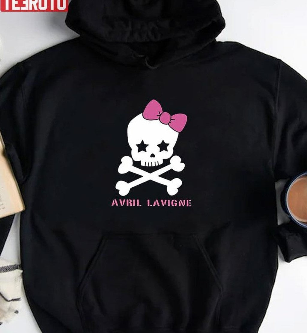 Avril Lavigne Pink Skull Unisex T-Shirt