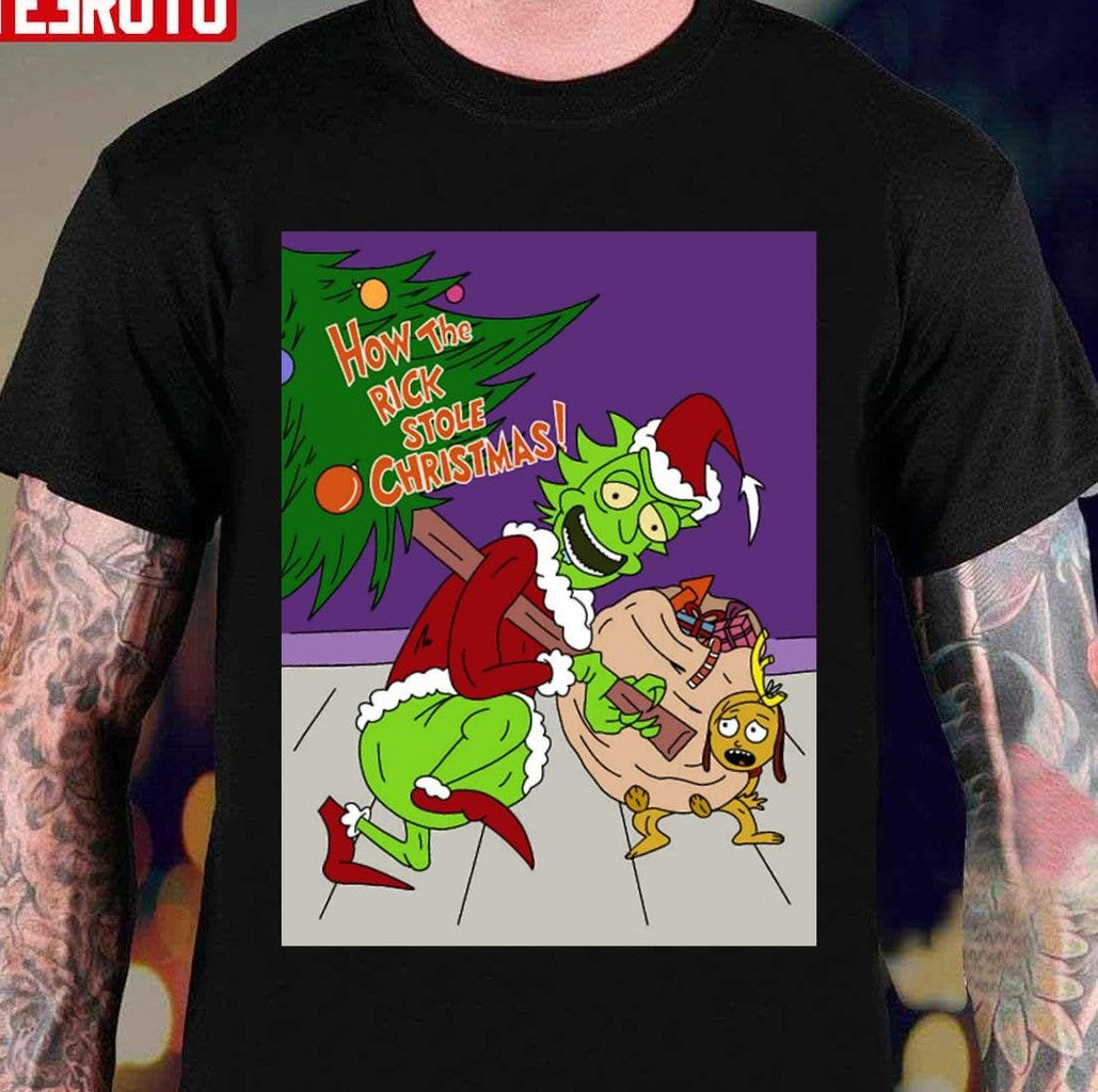 Mr Sanchez Steals Christmas Rick Grinch Unisex T-Shirt