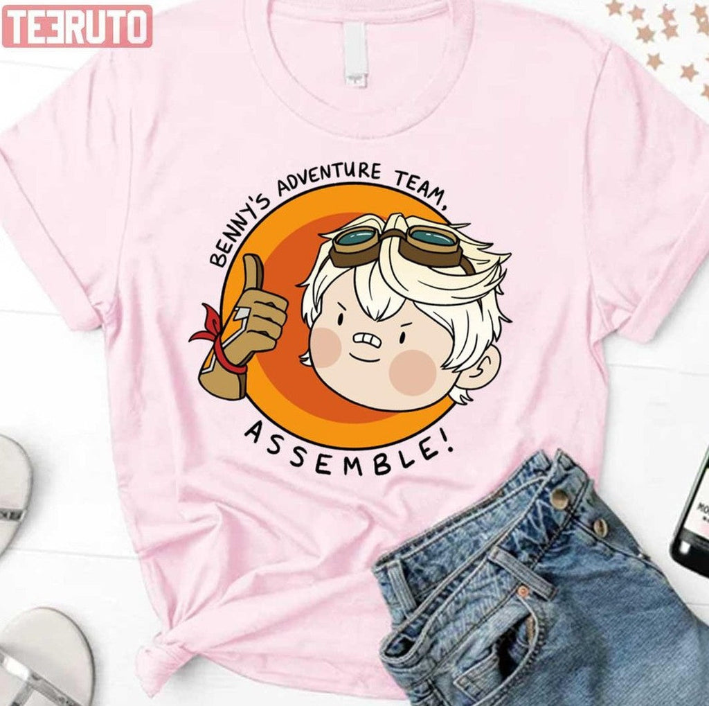 Bennett Benny's Adventure Team Assemble Genshin Impact Unisex T-Shirt