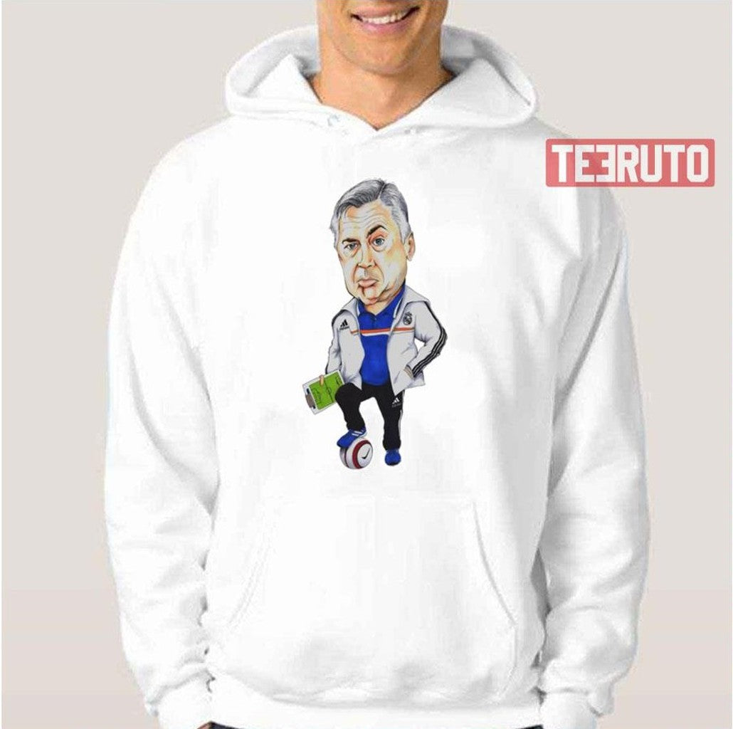 Art Carlo Ancelotti Cartoon Unisex T-Shirt