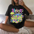 Slipknot Happy Times Playing Together T-shirt - Metal Band Shirt Cotton Graphic Tee Gift