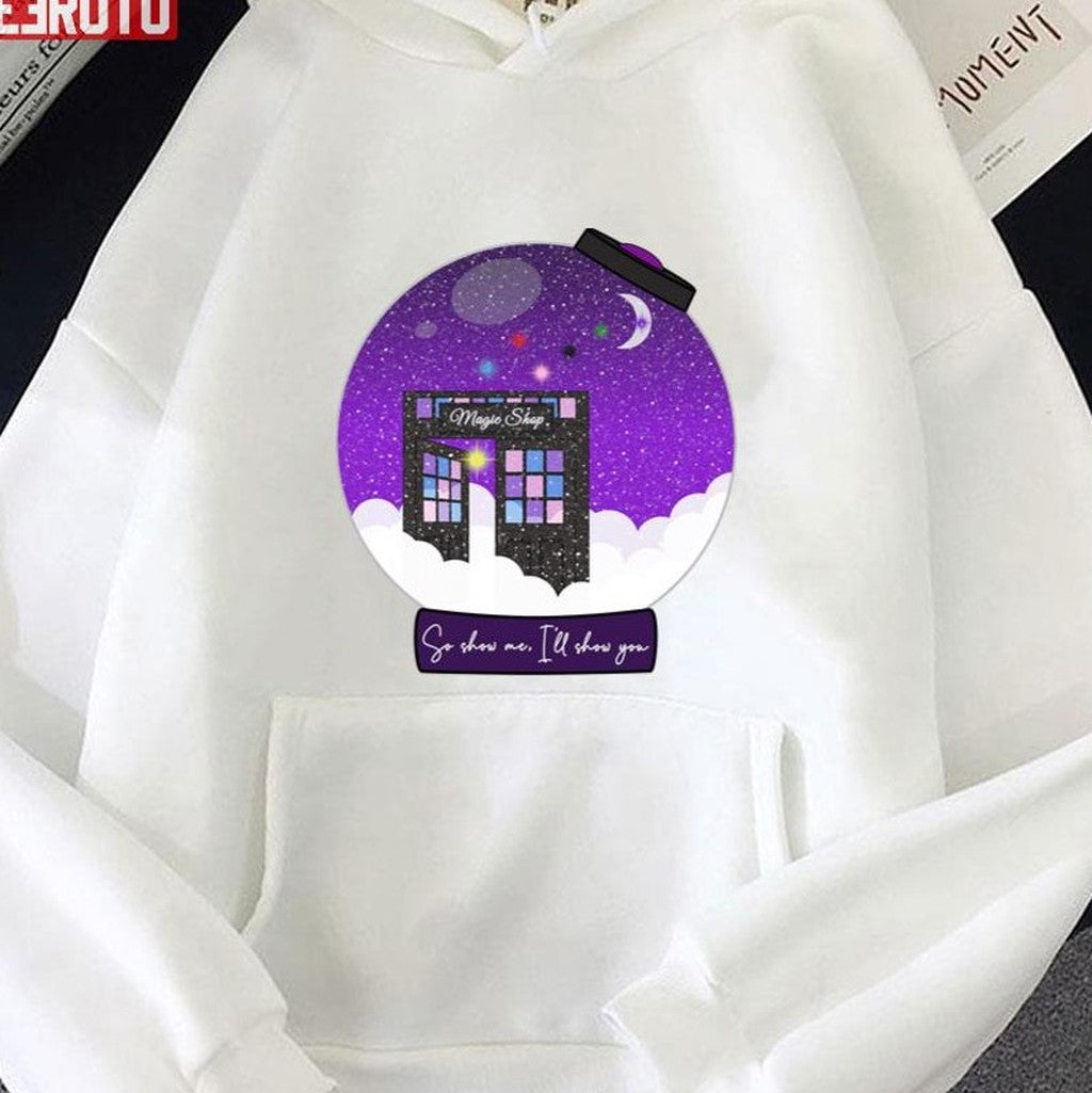 So Show Me I'll Show You BTS Army Bomb Snow Globe Magic Shop Unisex Hoodie