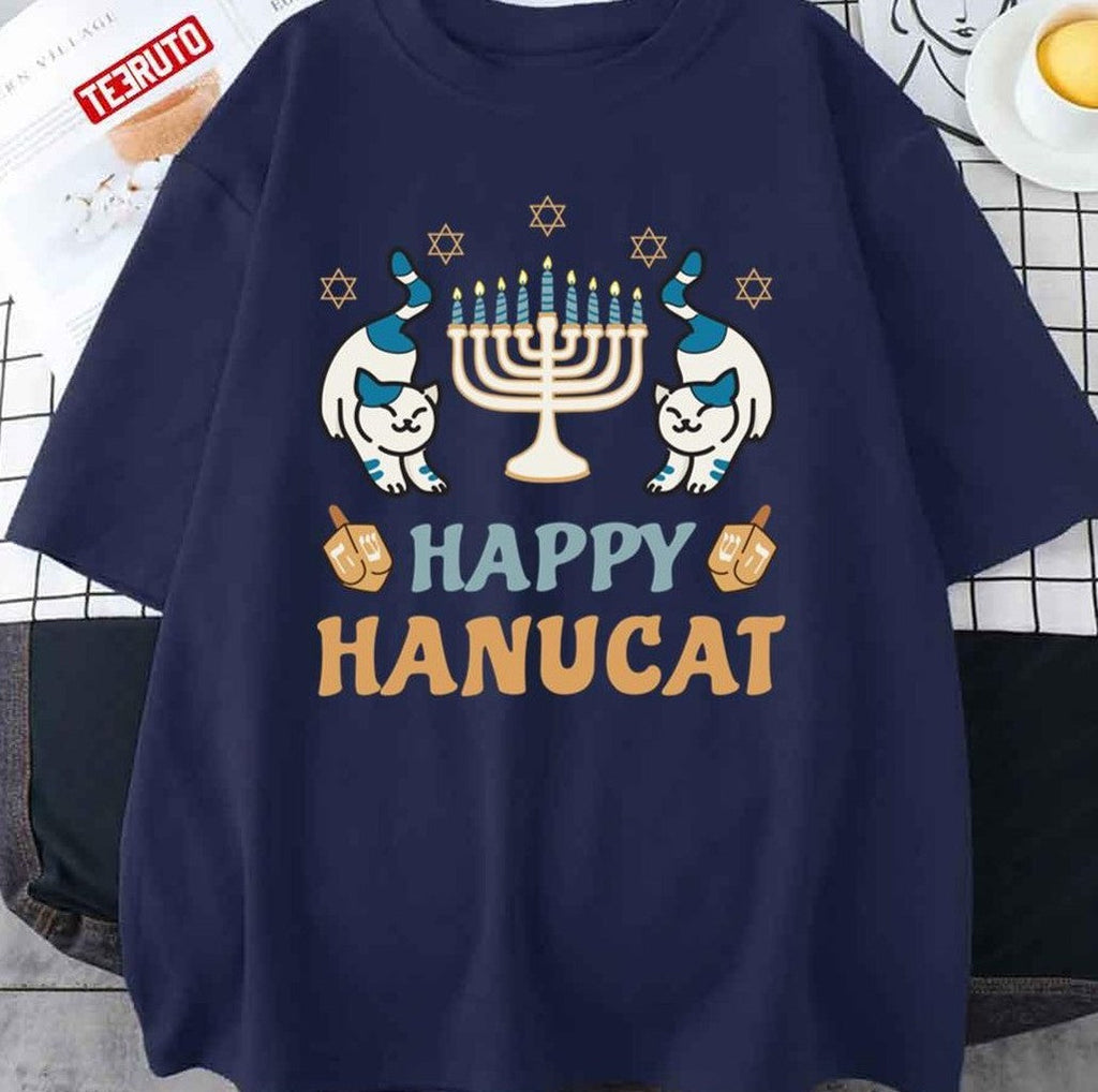 The Cats Happy Hanucat Hanukkah Unisex Sweatshirt