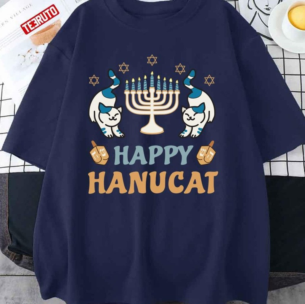 The Cats Happy Hanucat Hanukkah Unisex Sweatshirt