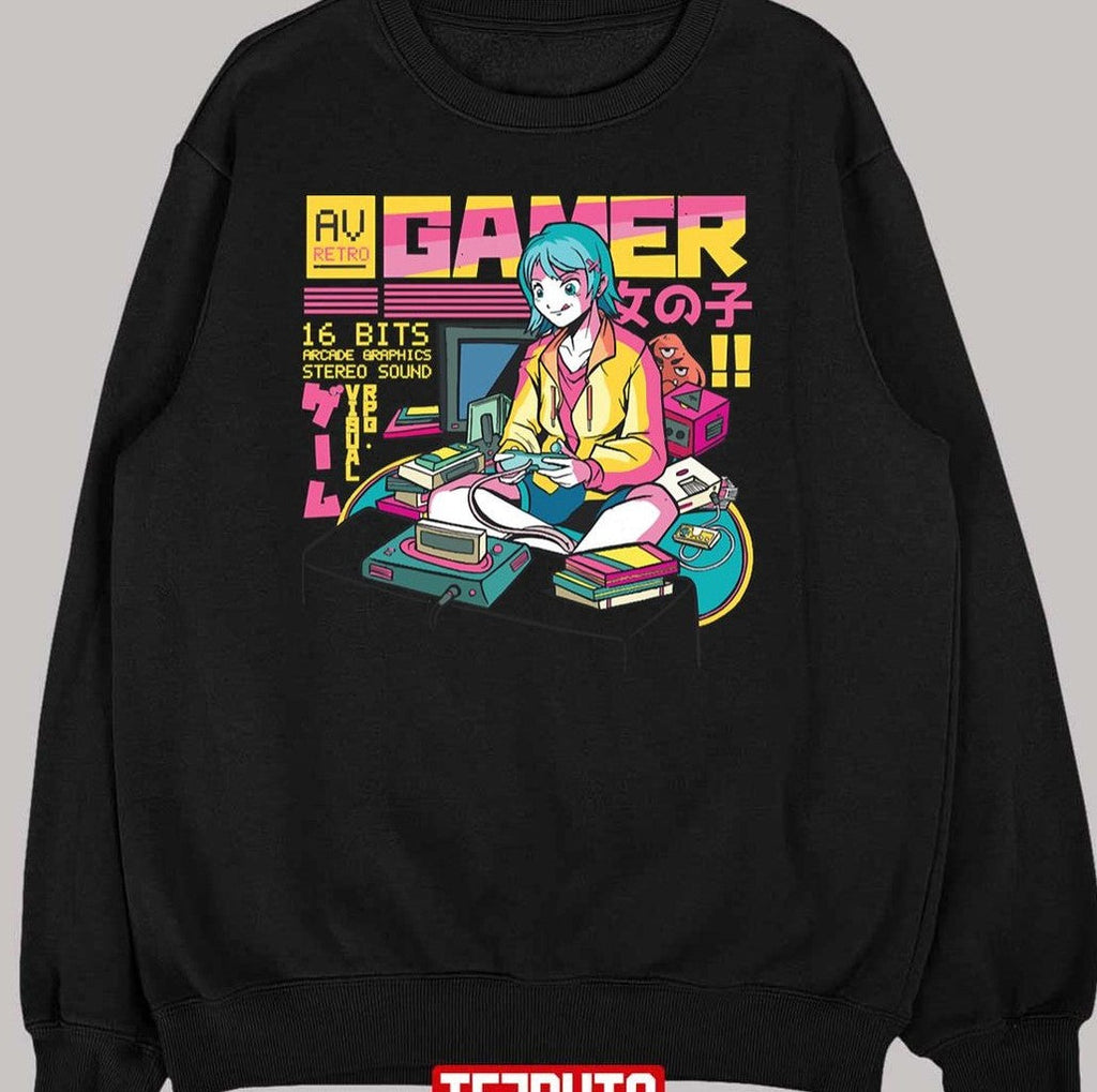 Anime Gamer Vaporwave Aesthetic Unisex T-Shirt