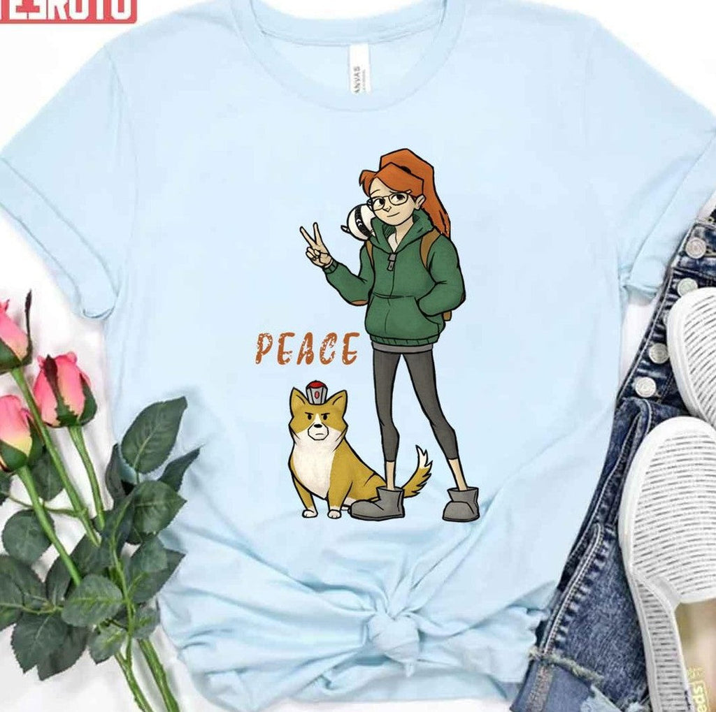 Peace Cargi And Tulip Olsen Infinity Train Unisex T-Shirt