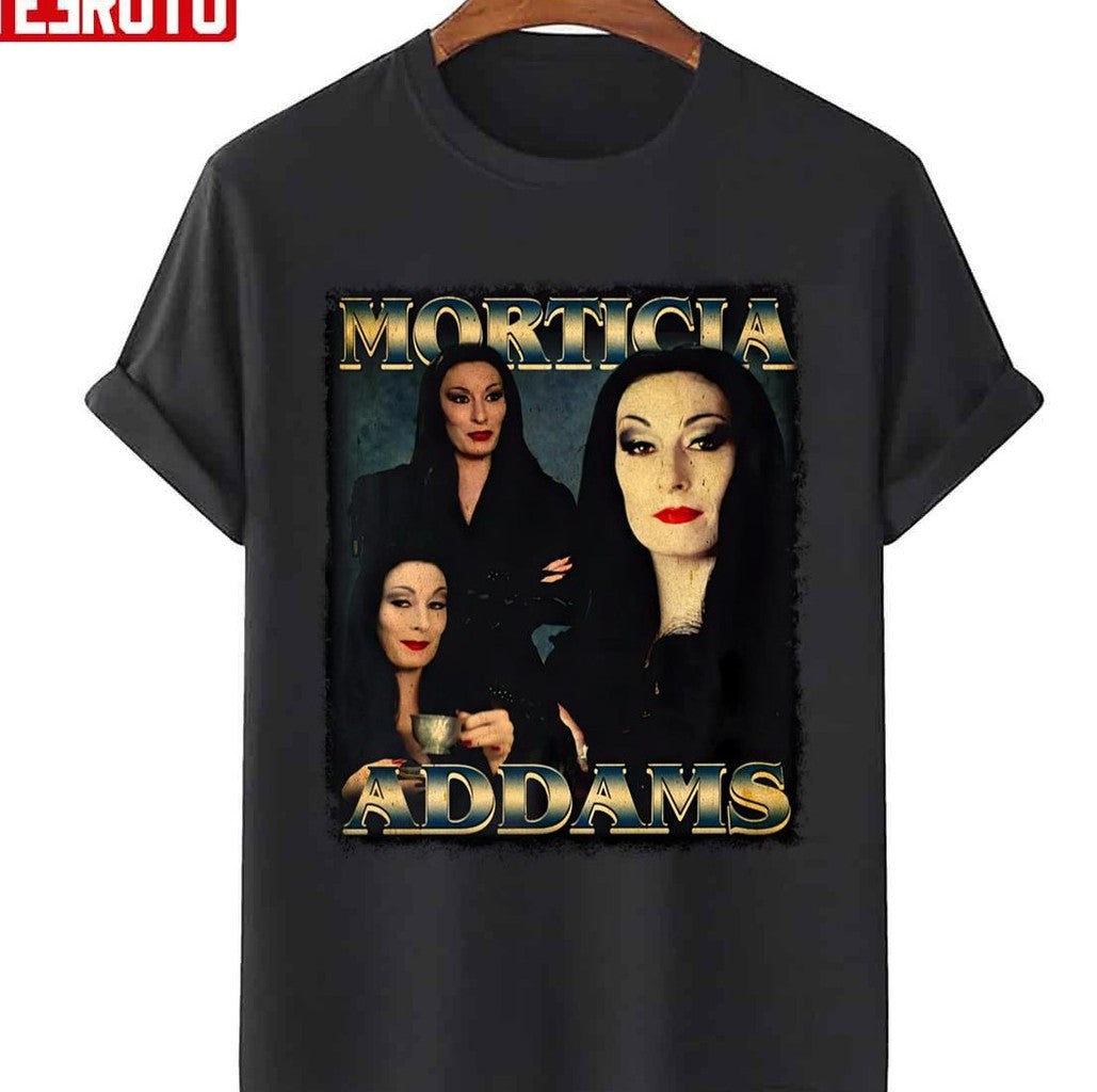 Morticia Addams The Addams Family 90s Vintage BootlegUnisex Sweatshirt