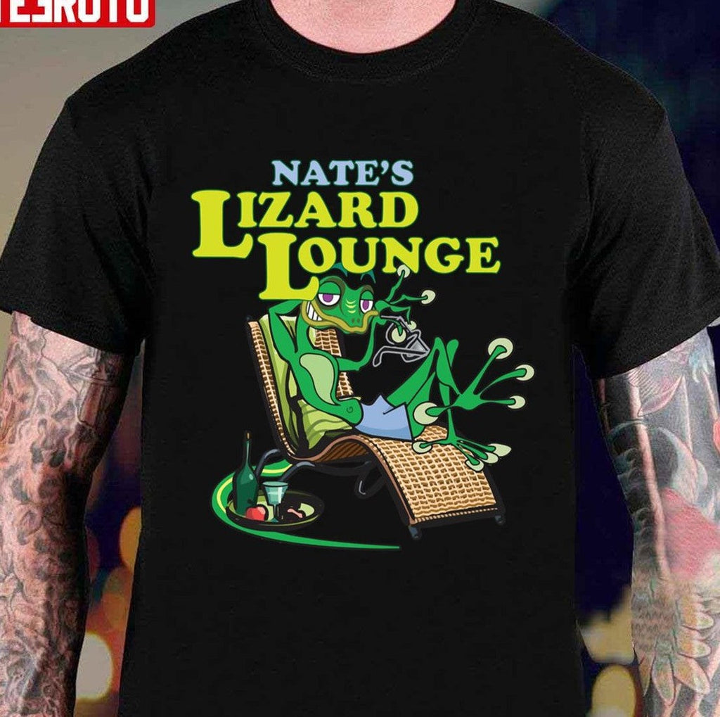 Nate's Lizard Lounge Design Logo Unisex T-shirt