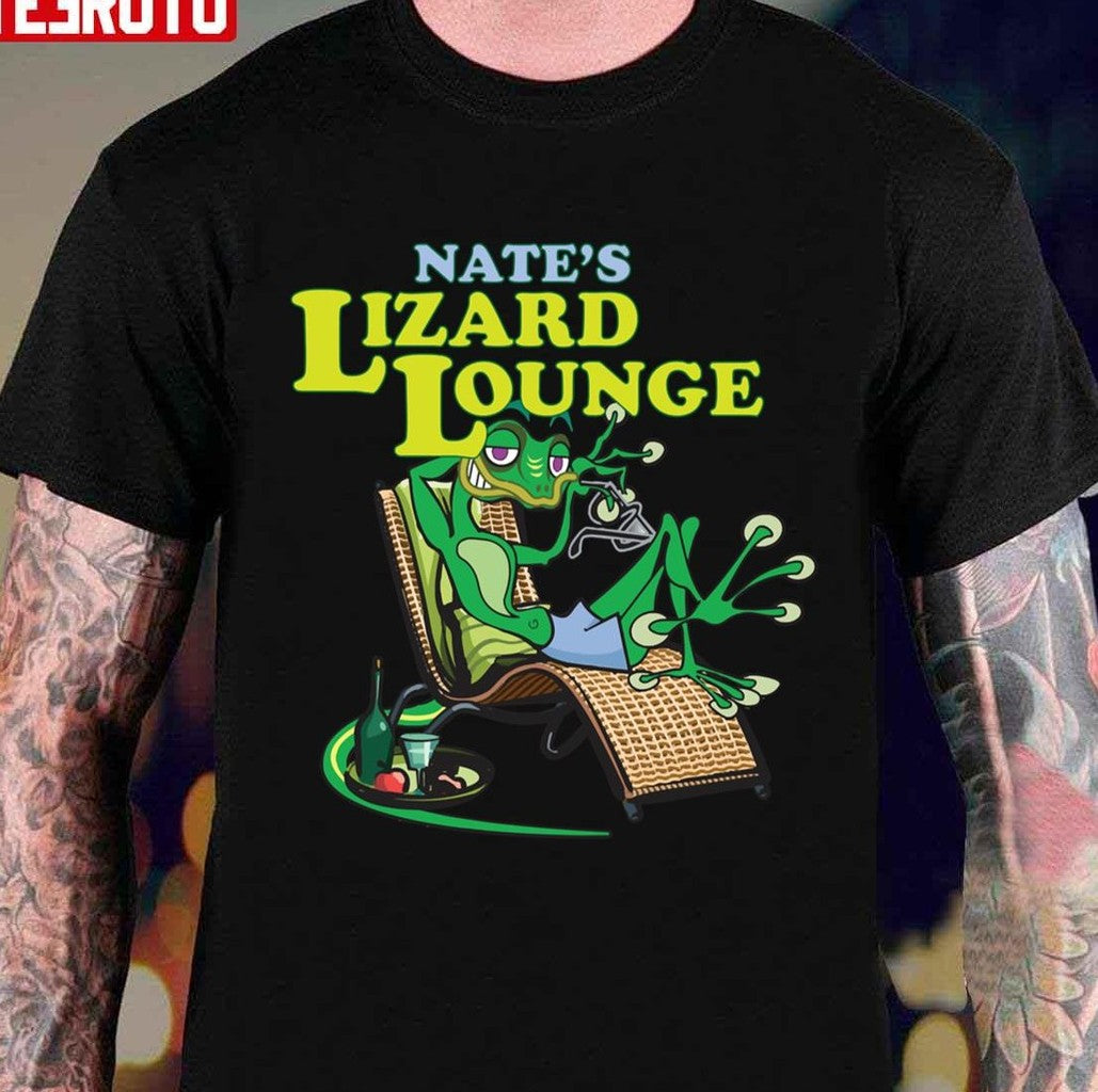 Nate's Lizard Lounge Design Logo Unisex T-shirt