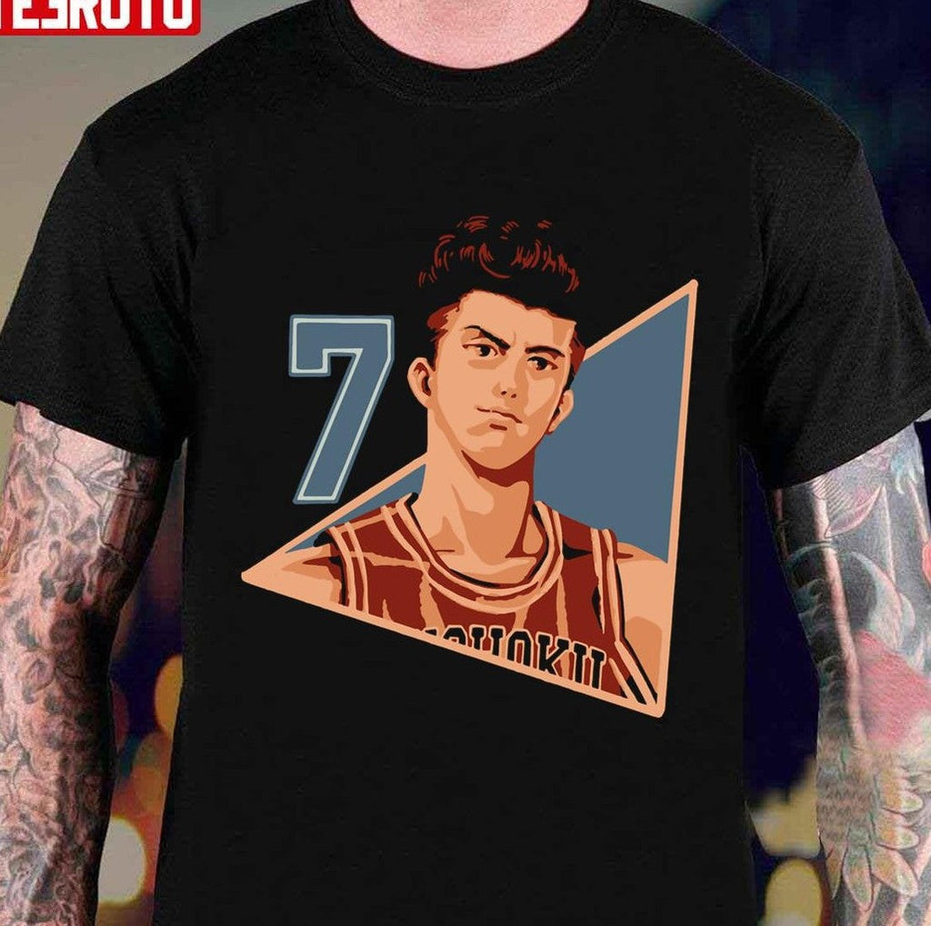 Number 7 Slam Dunk Retro Vintage Unisex T-Shirt