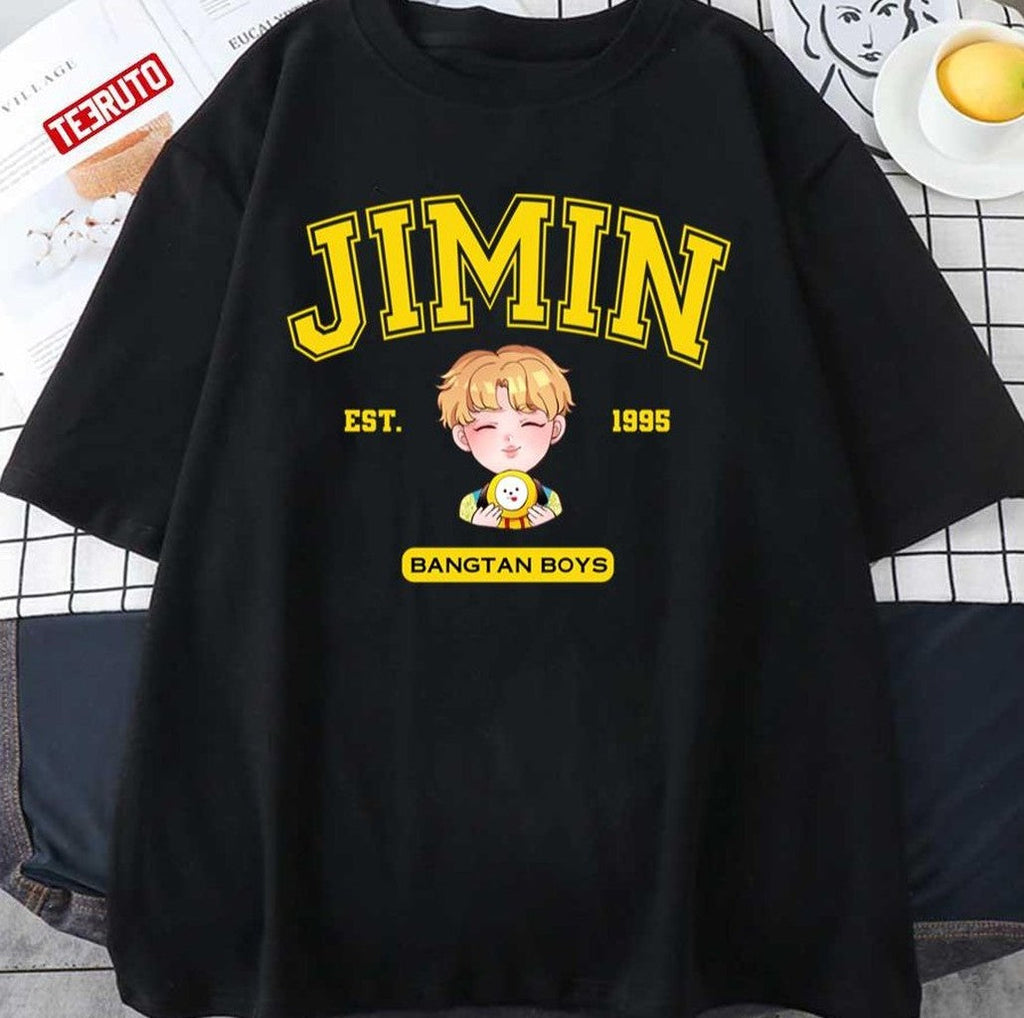 Park Jimin Chibi Cute Vintage Bangtan Boys BTS Jjim Unisex T-Shirt