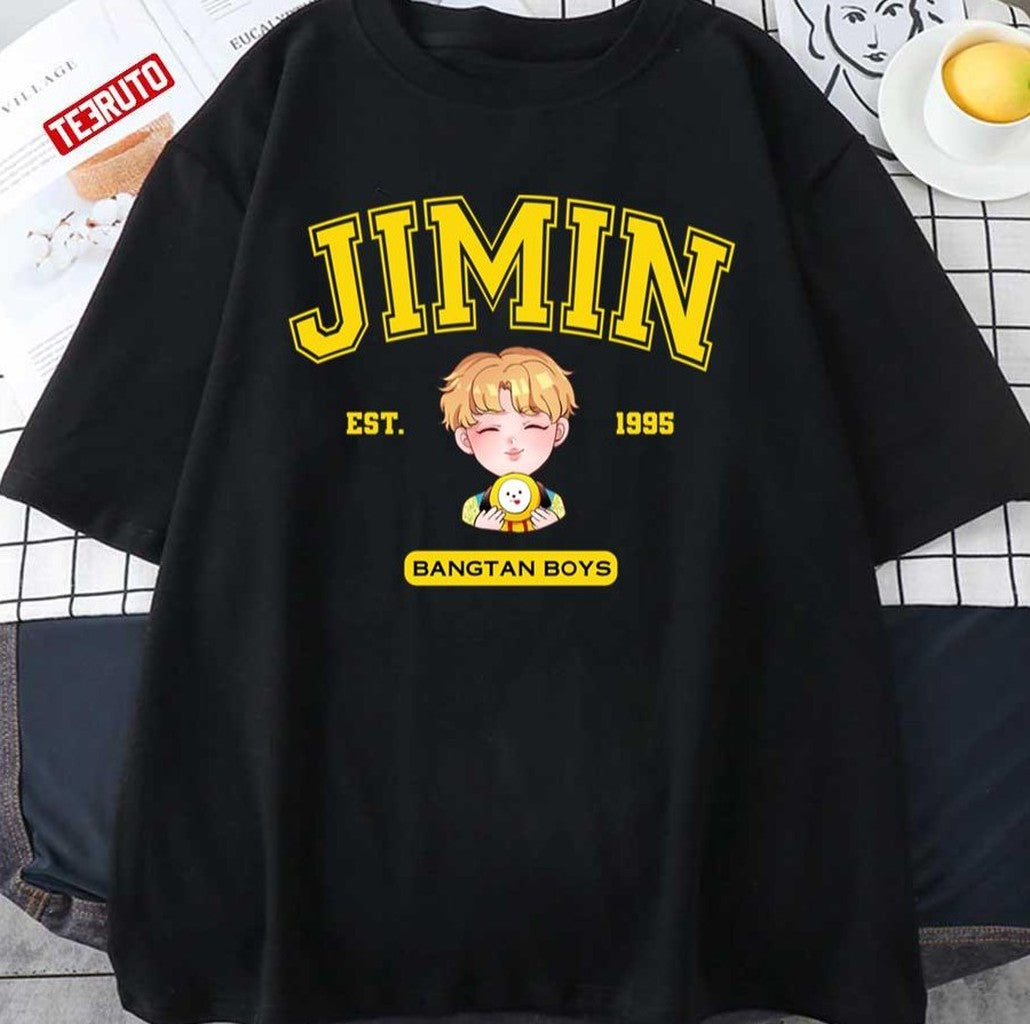 Park Jimin Chibi Cute Vintage Bangtan Boys BTS Jjim Unisex T-Shirt