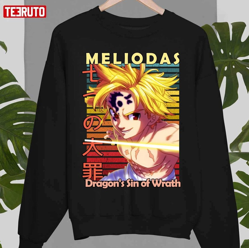 Sin Of Wrath The Seven Deadly Sins Meliodas Dragon Unisex T-Shirt
