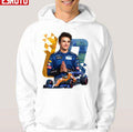 Portrait Lando Norris 4 Racing Design Unisex Hoodie