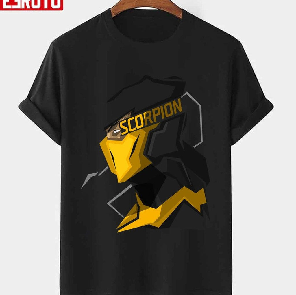 Mortal Kombat Mosaic Scorpion Cool Art Unisex T-Shirt