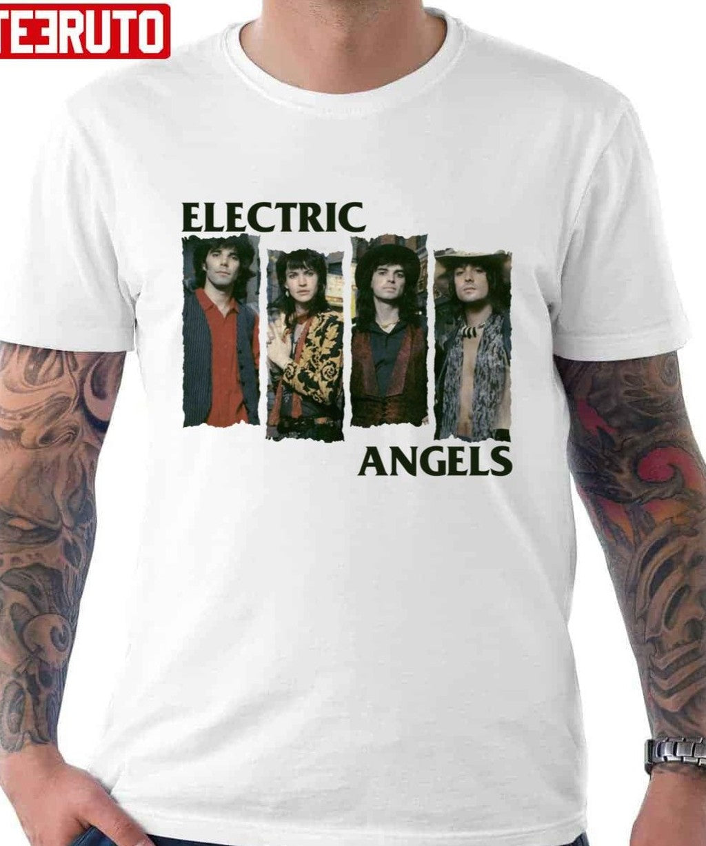 Black Flag Logo Inspires Electric Angels Band Members Unisex Hoodie