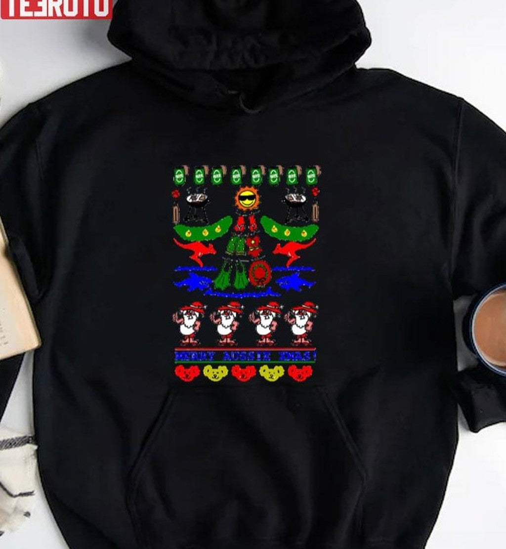 Aussie Xmas Ugly Christmas Unisex Sweatshirt