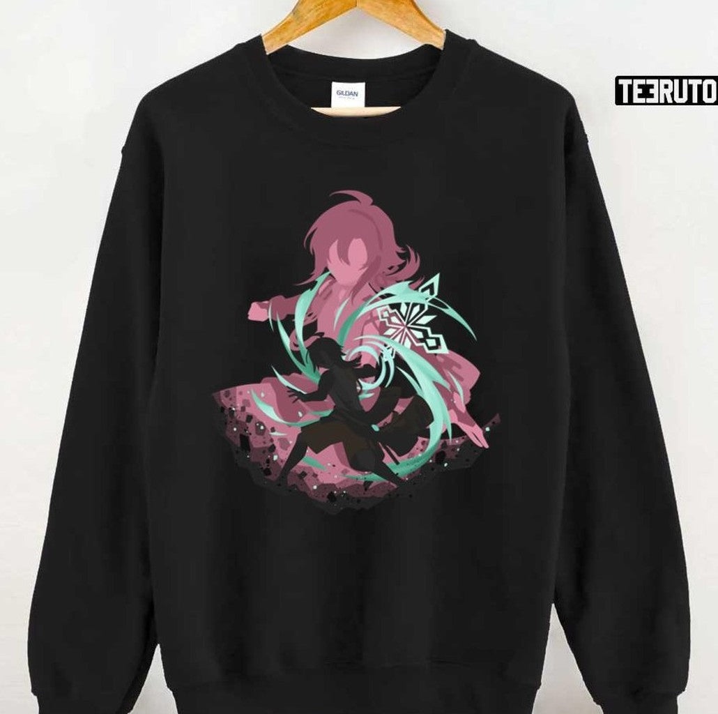 Shikanoin Heizou Genshin Impact Silhouette Fanmade Unisex T-Shirt