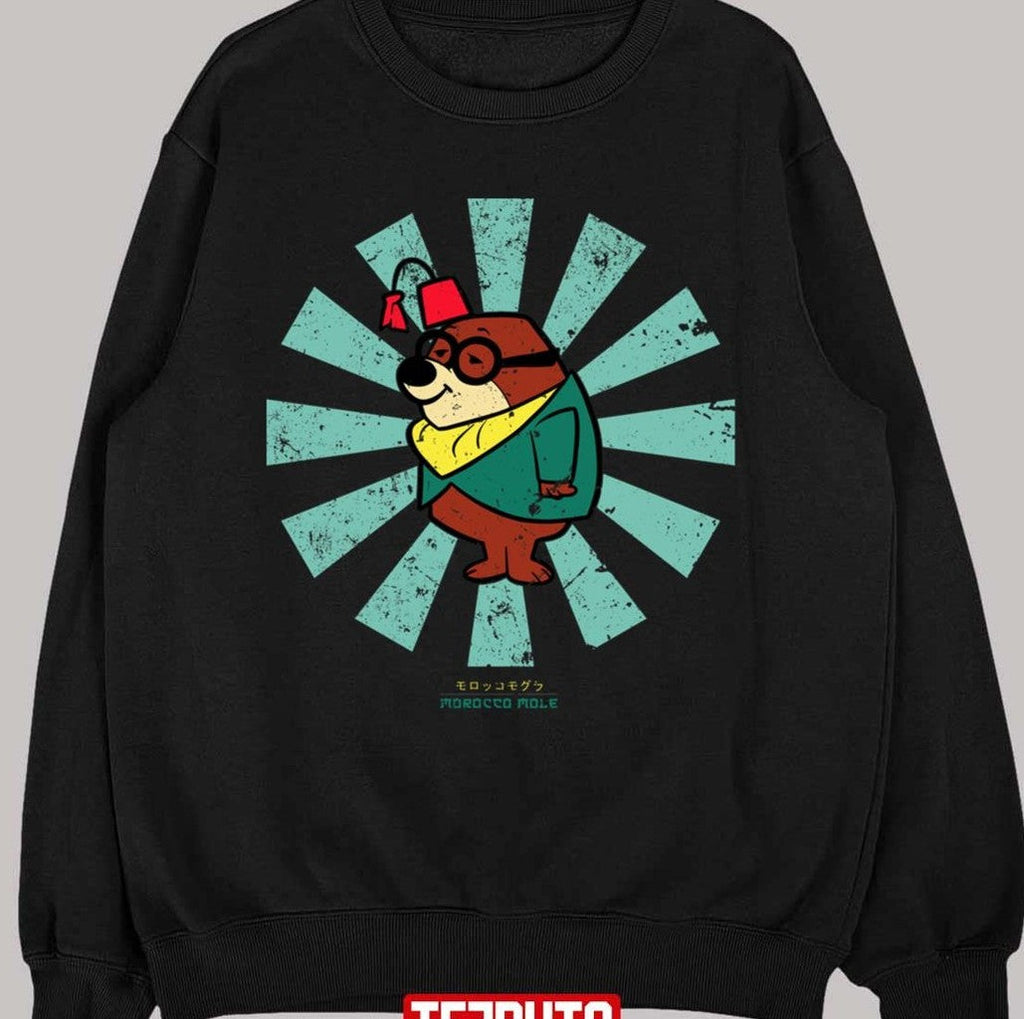 Retro Japanese Morocco Mole Secret Squirrel &amp; Morroco Mole Unisex T-Shirt