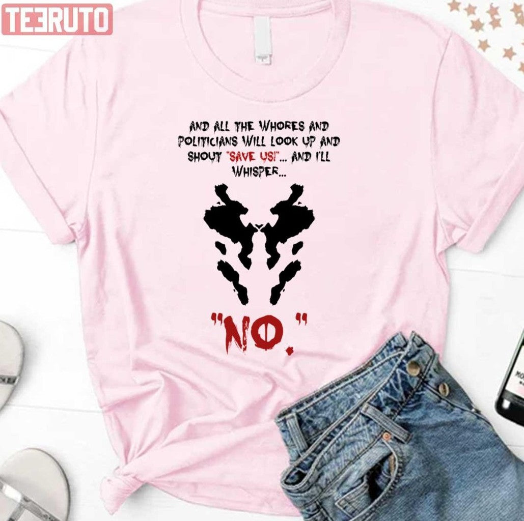 Quote Rorschach Watchmen Unisex T-Shirt