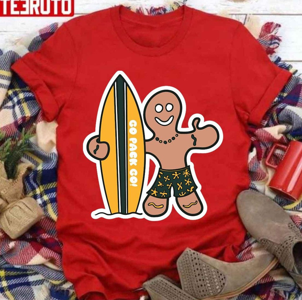 Surfs Up For The Green Bay Packers Unisex T-Shirt