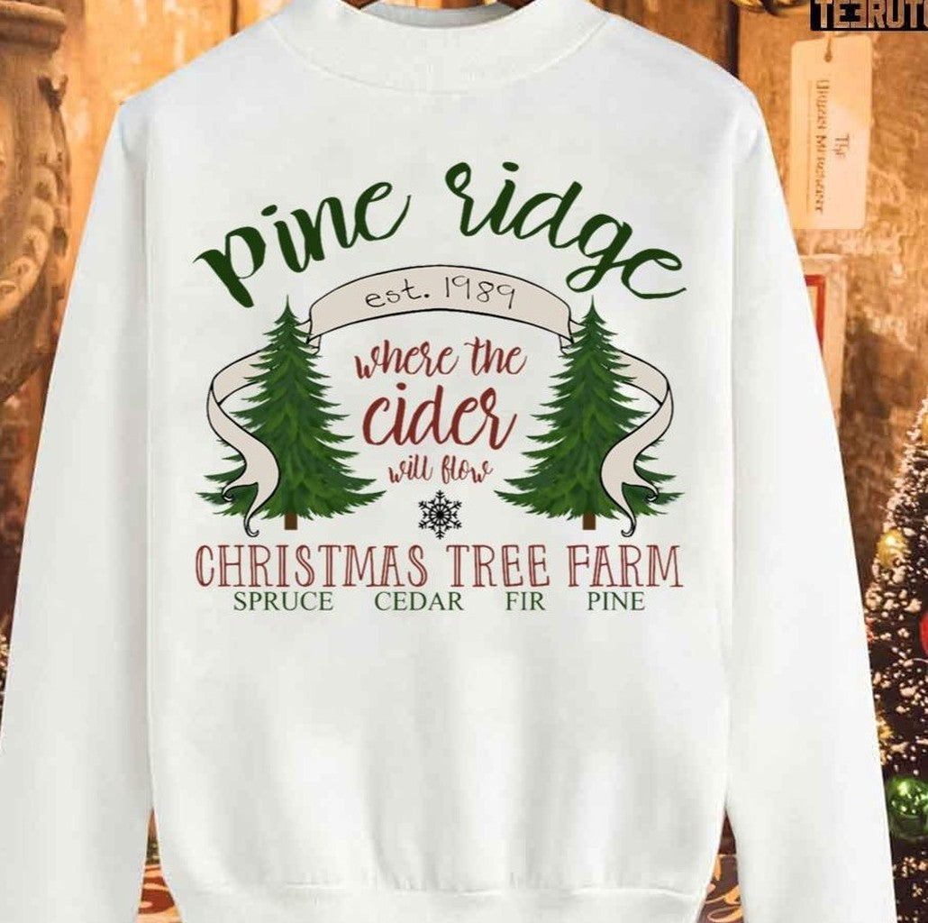 Pine Ridge Christmas Tree Farm Sweatshirt