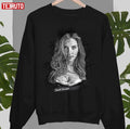 Scarlett Johansson Abstract Sketch Art Scarlett Johansson Unisex Sweatshirt