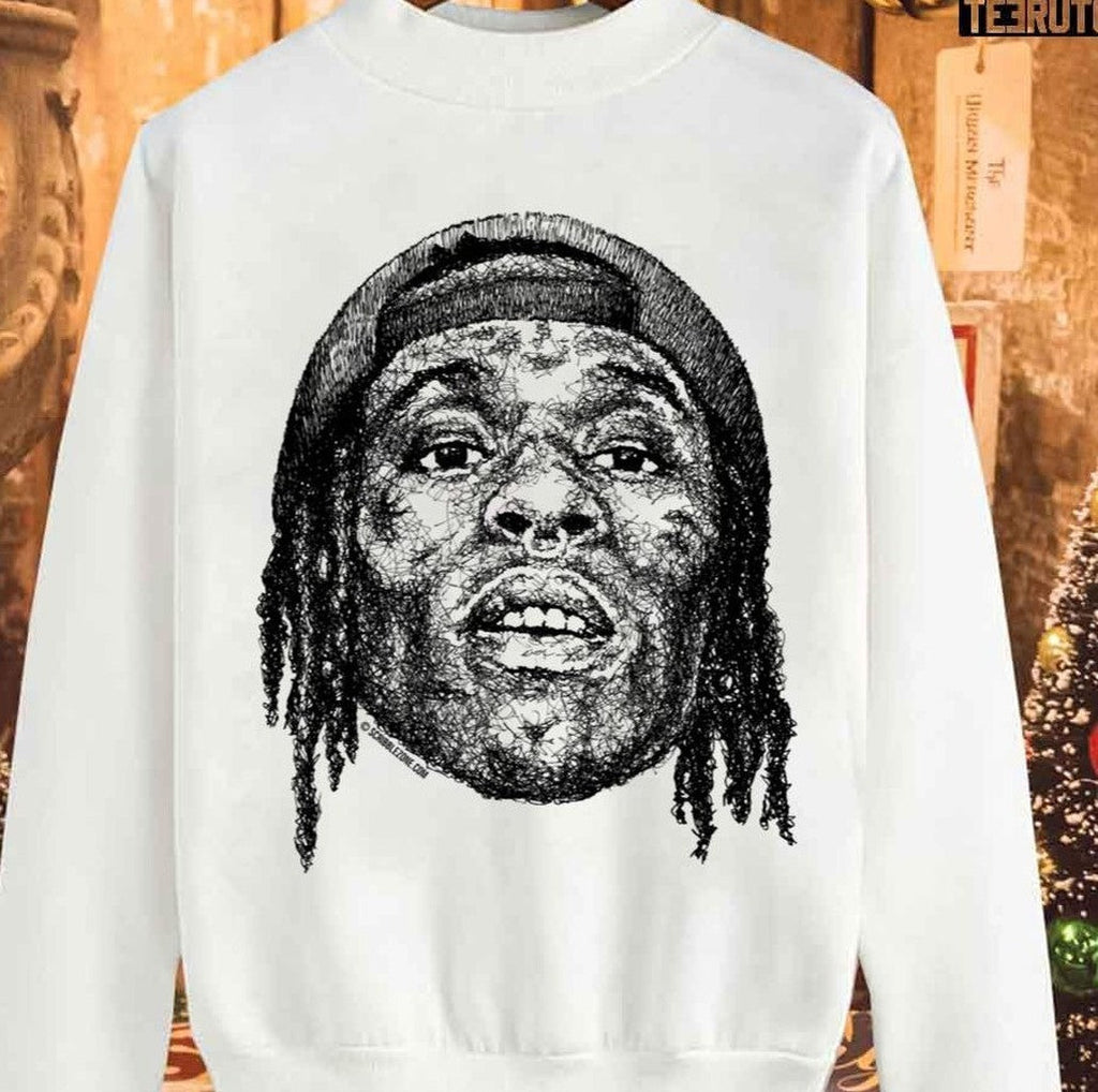 Scribbled Thugger Christmas Sweatshirt