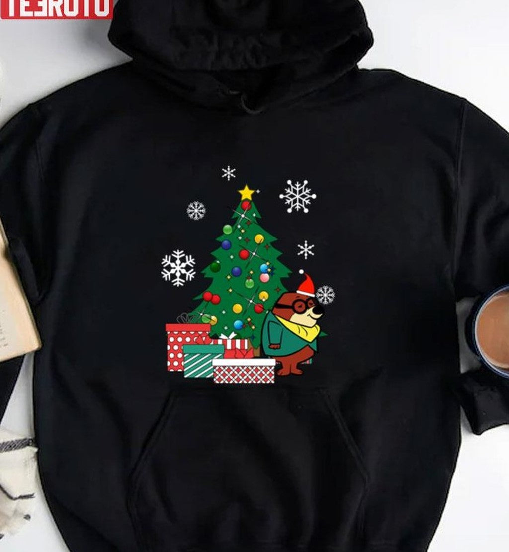 Morocco Mole Around The Christmas Tree Secret Squirrel Unisex Sweatshirt