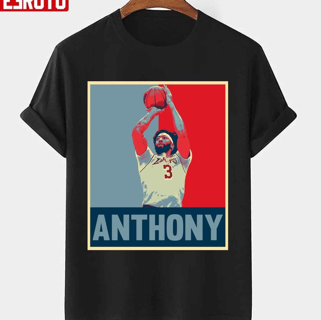 Anthony Davis Number 3 Basketball Player Hope Art Unisex T-Shirt