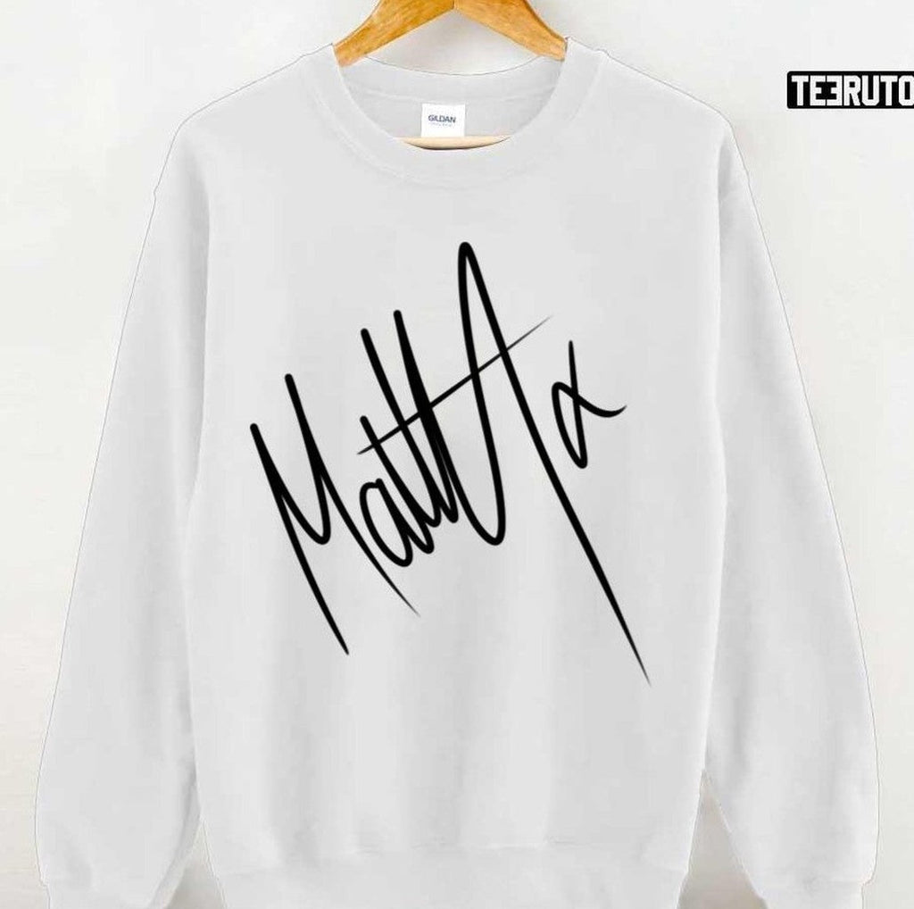 Autograph Matty Healy The 1975 Band Unisex T-Shirt