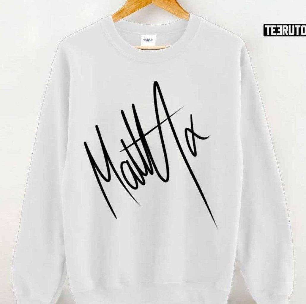 Autograph Matty Healy The 1975 Band Unisex T-Shirt